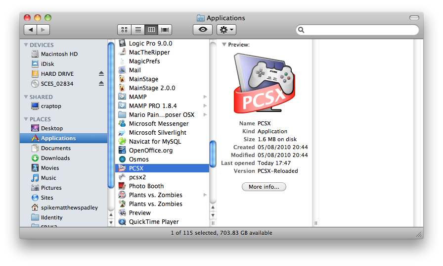 ps1 emulator for mac snow leopard